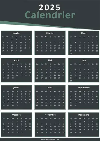 Calendrier 2025 Magnifique