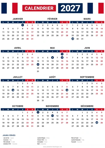 calendrier-france-2027-avec-jours-feries
