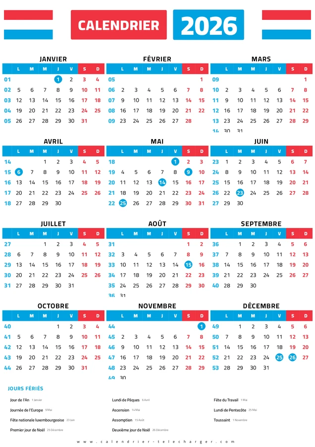 calendrier-luxembourg-2026-avec-numeros-de-semaines