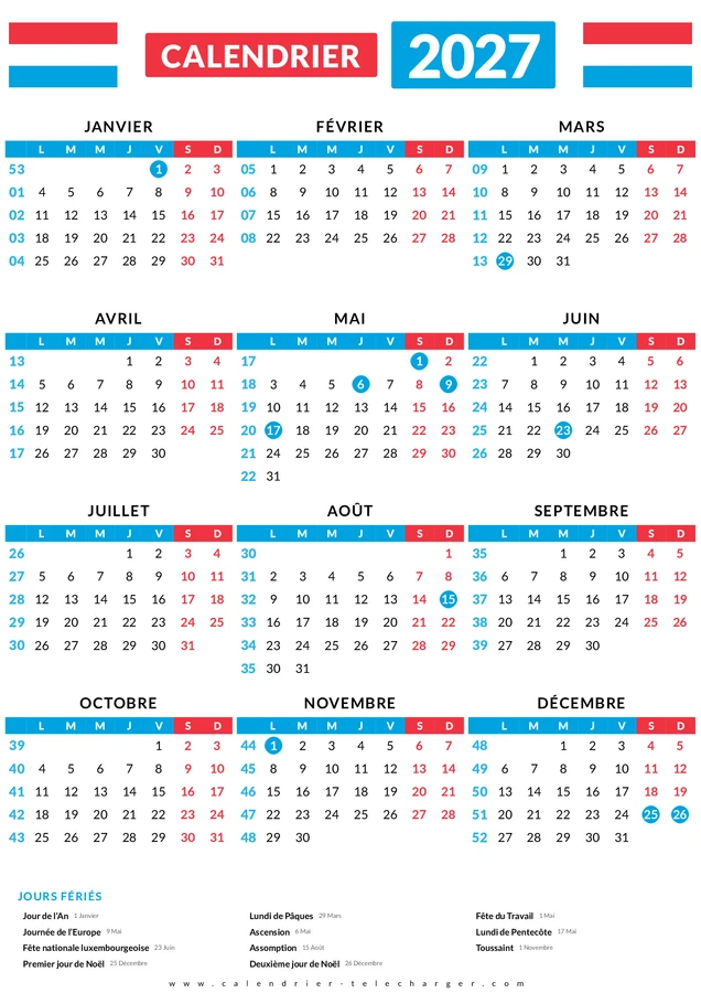 calendrier-luxembourg-2027-avec-numeros-de-semaines
